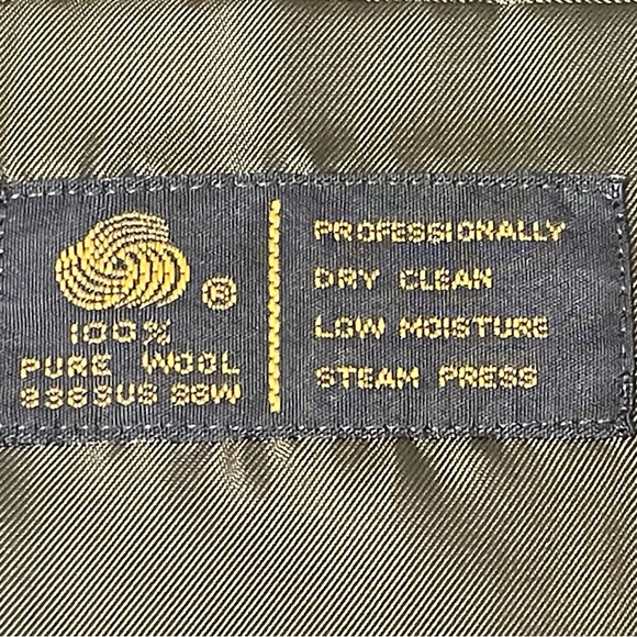 JONES NEW YORK Vtg Mens Gray Golden Fil Wool Suit Jacket 42L USA Career Blazer - Picture 9 of 13